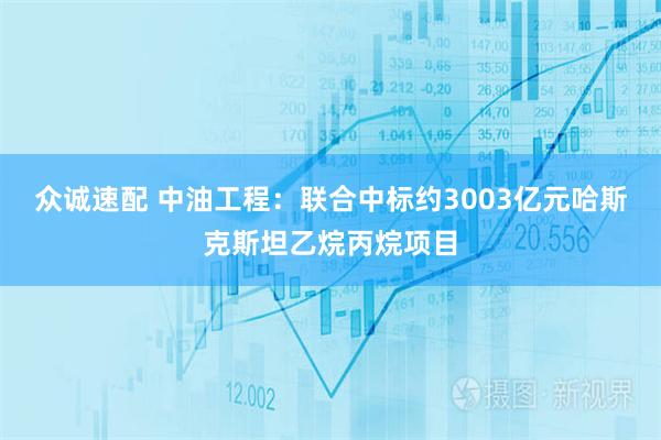 众诚速配 中油工程：联合中标约3003亿元哈斯克斯坦乙烷丙烷项目